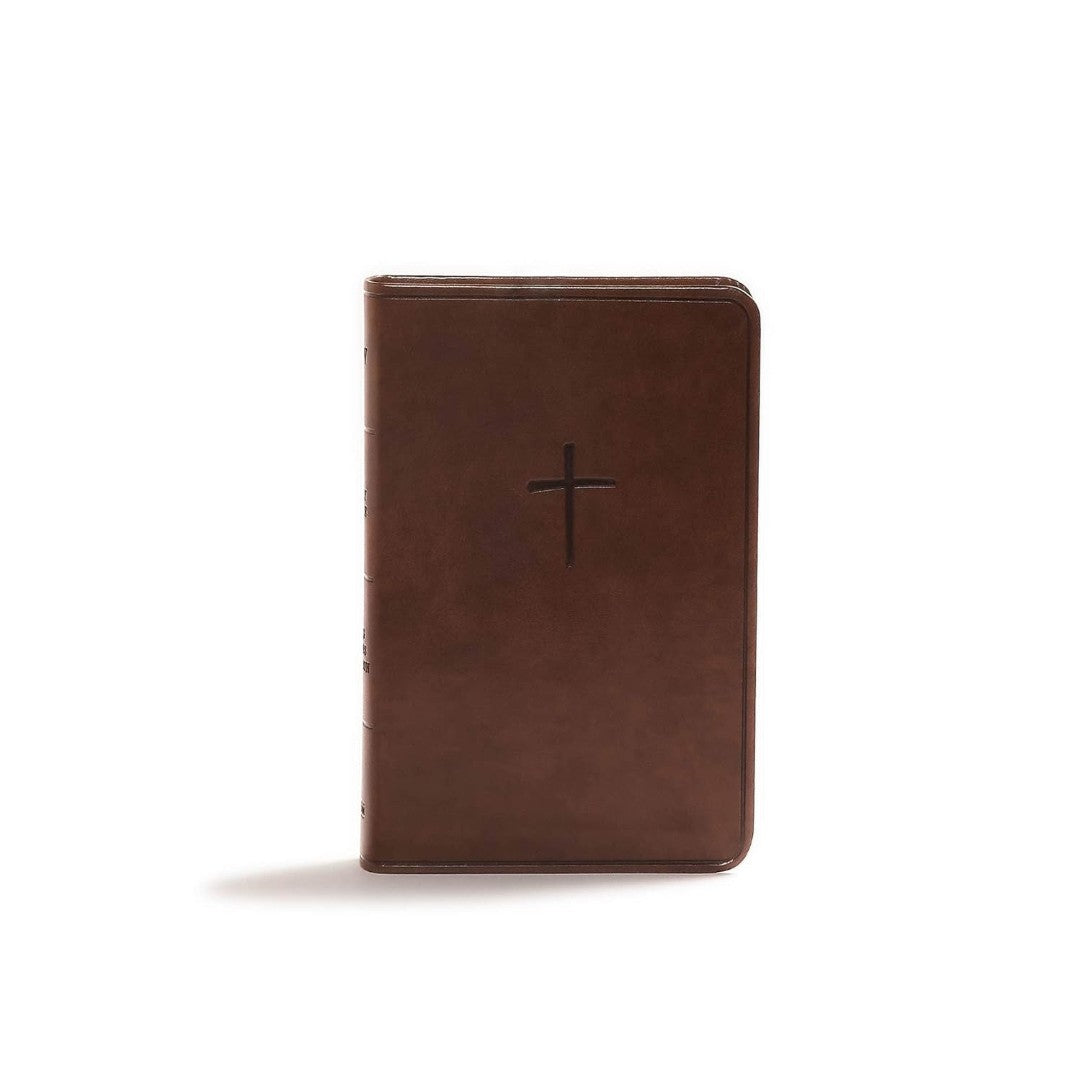 CSB Compact Bible, Brown LeatherTouch, Value Edition - Re-vived