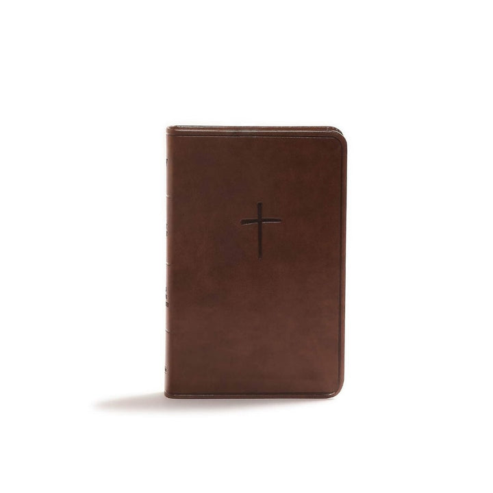 CSB Compact Bible, Brown LeatherTouch, Value Edition - Re-vived