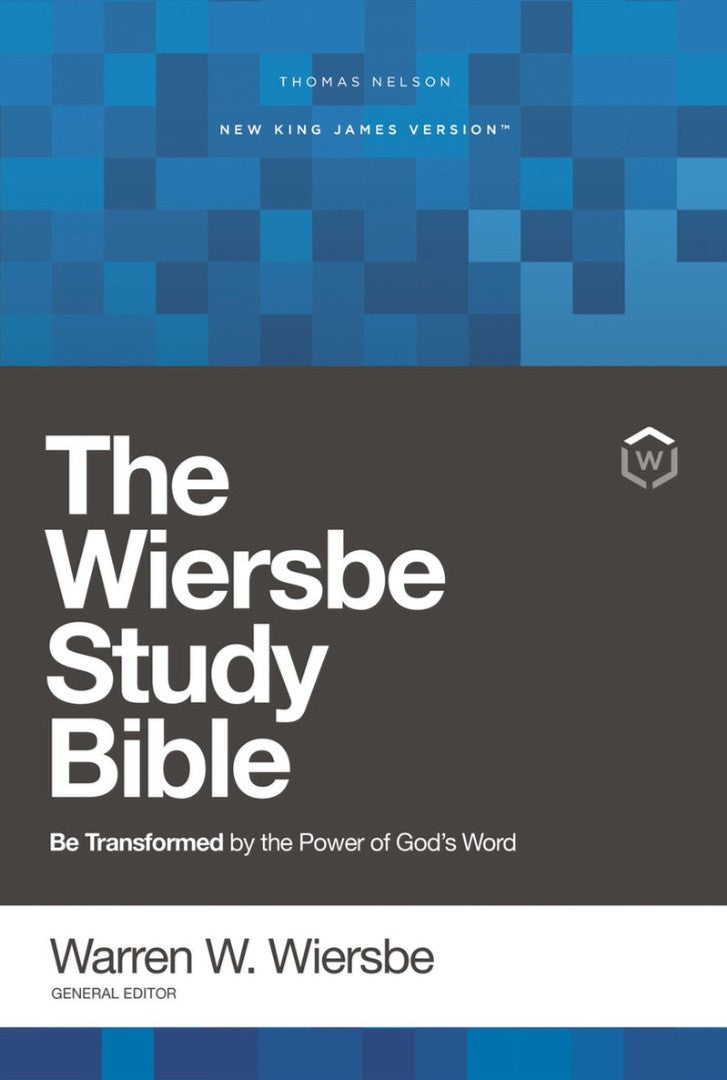 NKJV Wiersbe Study Bible, Red Letter, Comfort Print