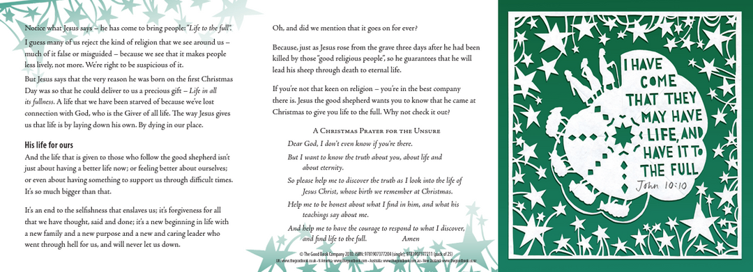 Life To The Full Christmas Tract (Singles) - Re-vived