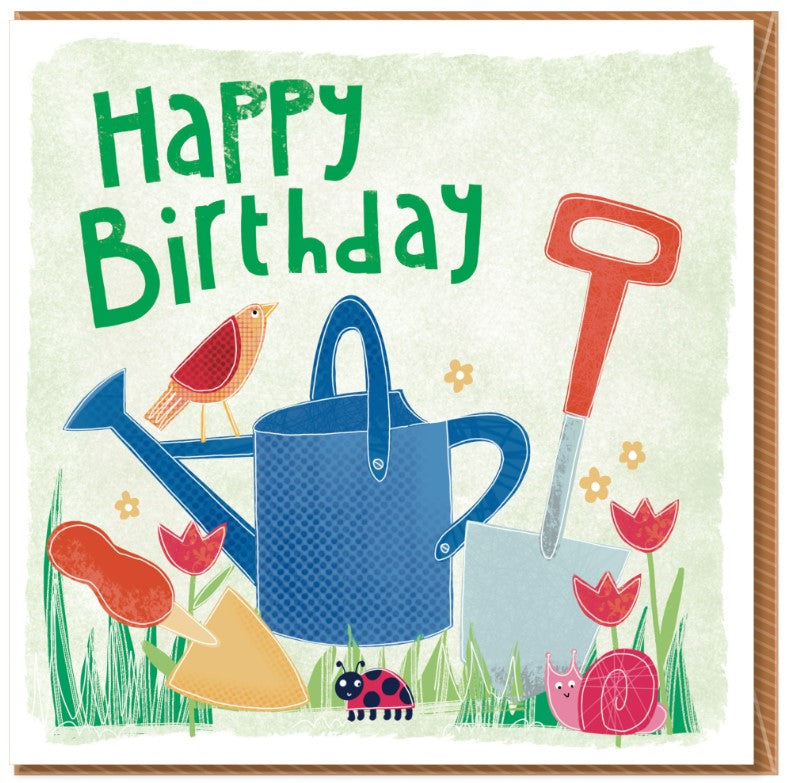 Happy Birthday Gardeners Greetings Card - Re-vived