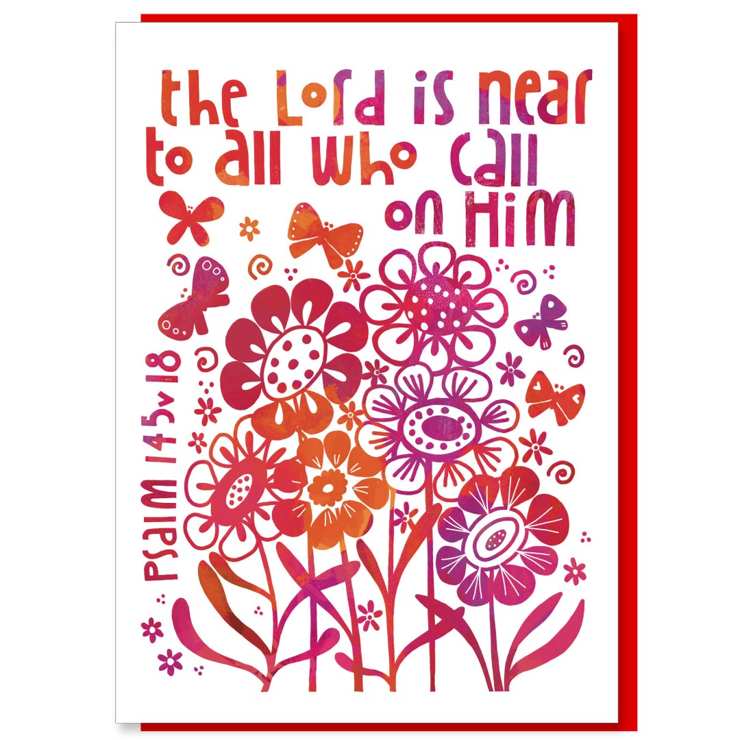 The Lord is Near Greetings Card - Re-vived