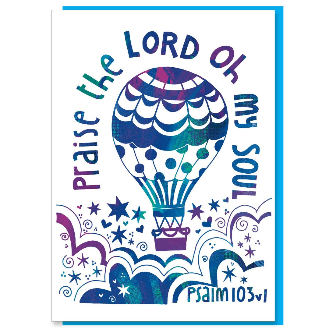 Praise the Lord Greetings Card - Re-vived