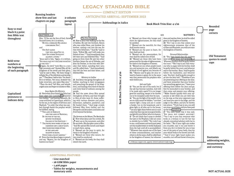 LSB Compact Bible, Brown Armor of God