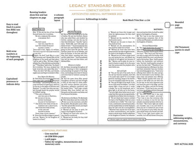 LSB Compact Bible, Mustard Sola Scripture