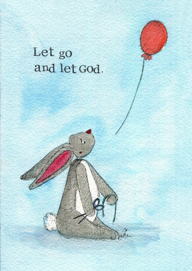 Encouragement Print Let Go. Let God Single Print