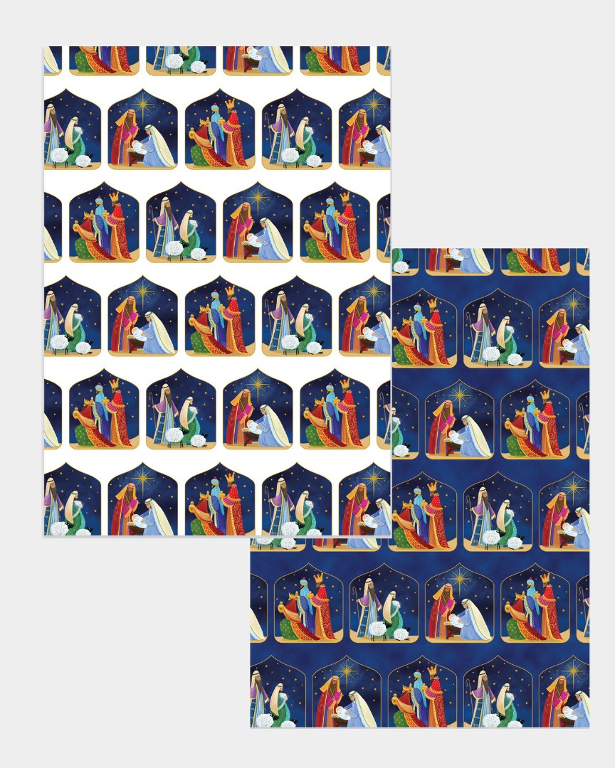 New Born King Gift Wrap - Re-vived