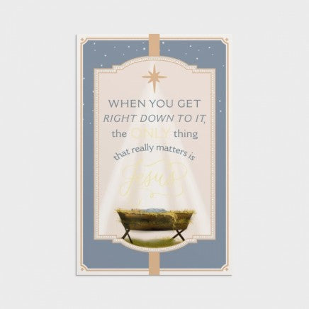 Christmas Boxed Cards: Only Jesus (Pack Of 18)