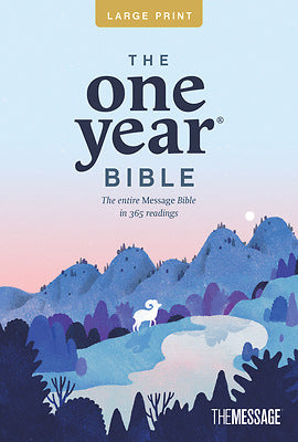 One Year Bible Message, Large Print Thinline Edition