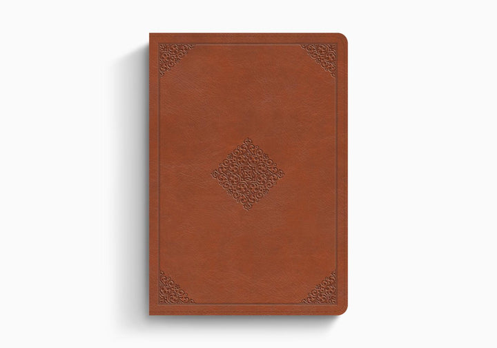 ESV Study Bible (Trutone, English Saddle, Ornament Design) - Re-vived