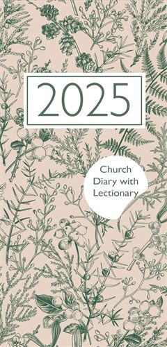 Church Pocket Book Diary with Lectionary 2025 - Floral