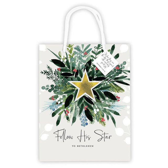 Follow His Star To Bethlehem Gift Bag - Re-vived