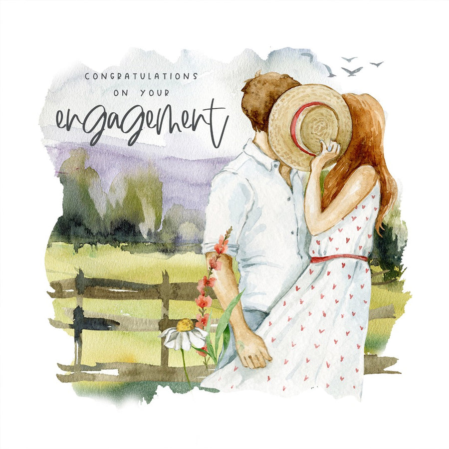 Congratulation On Your Engagement - Greeting Card - Re-vived
