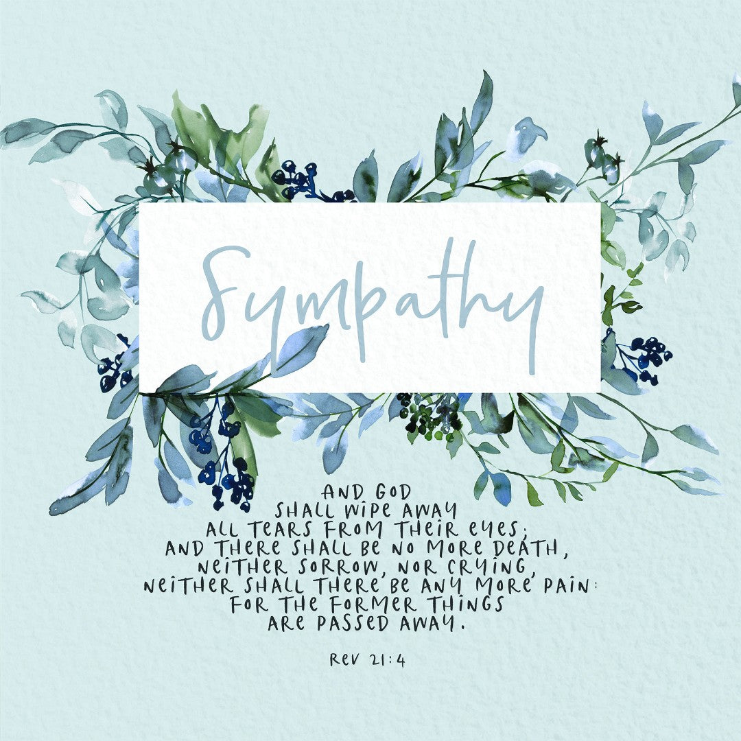 Sympathy: And God Shall Wipe - Greeting Card - Re-vived