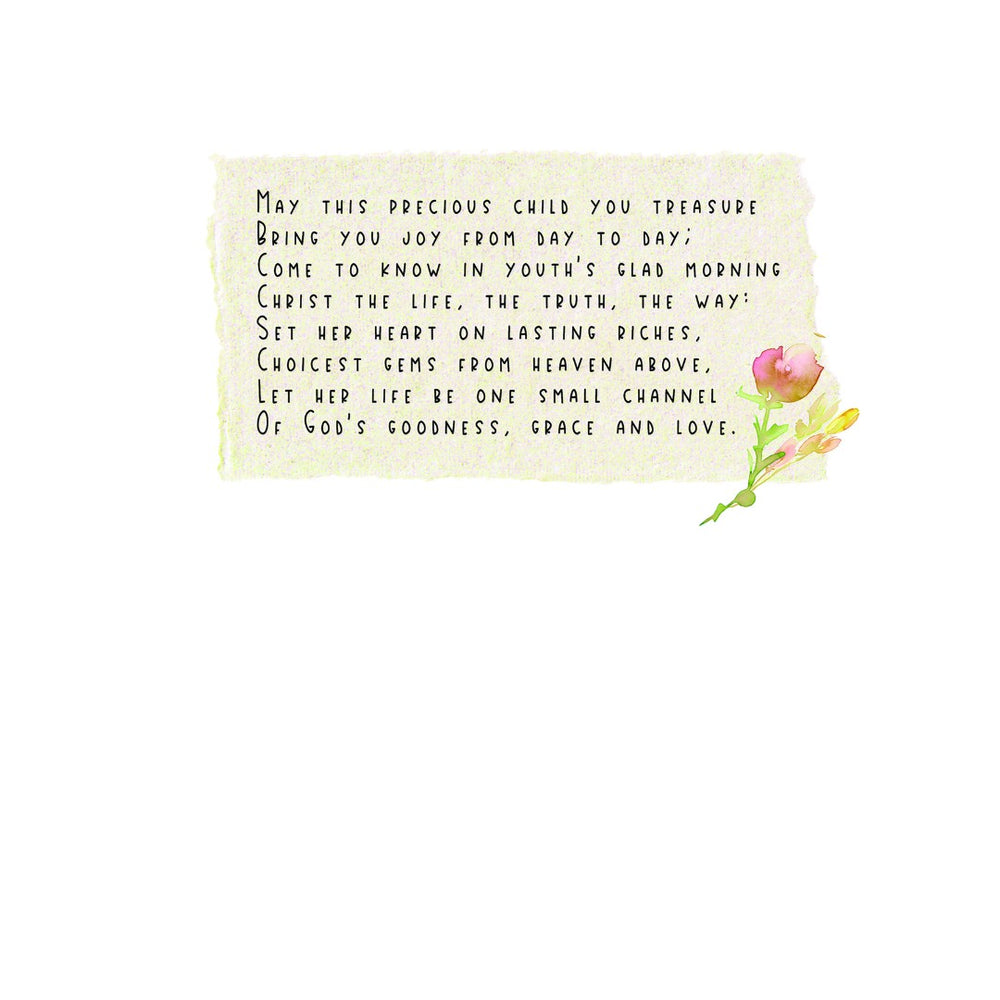 Beautiful Baby Girl. - Greeting Card - Re-vived