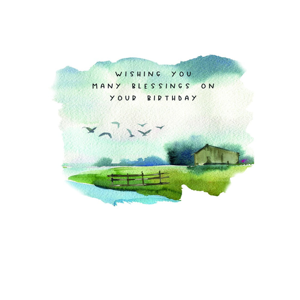 Happy Birthday. O Satisfy Us Early - Greeting Card - Re-vived