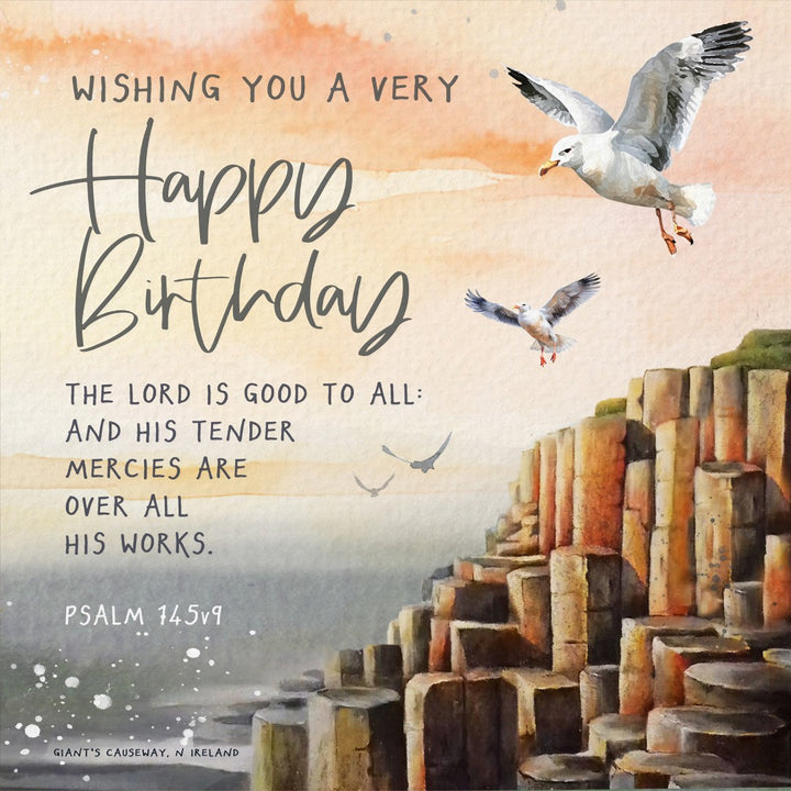 Wishing You A Very Happy Birthday Giant's Causeway - Re-vived