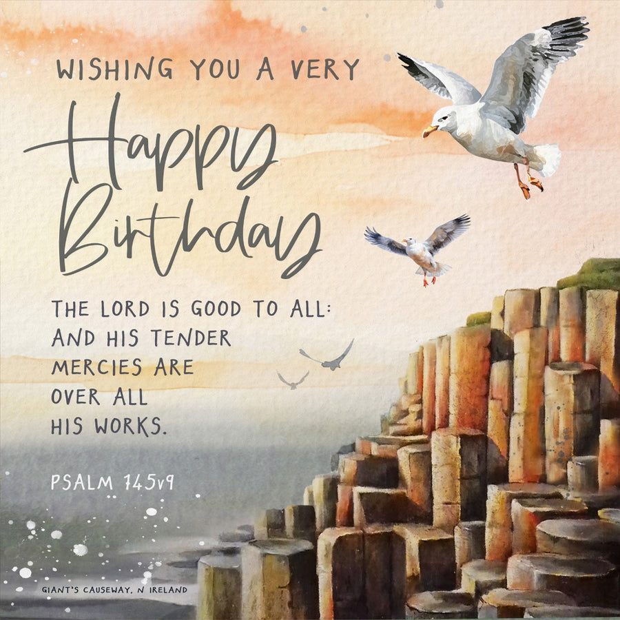 Wishing You A Very Happy Birthday Giant's Causeway - Re-vived