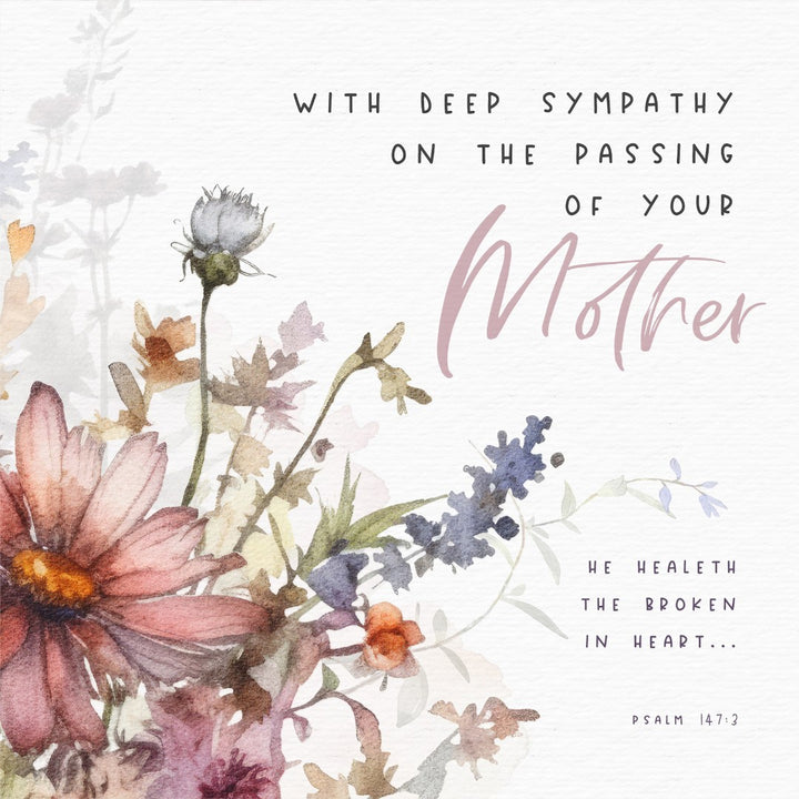 With Deep Sympathy On The Passing Of Your Mother - Greeting - Re-vived