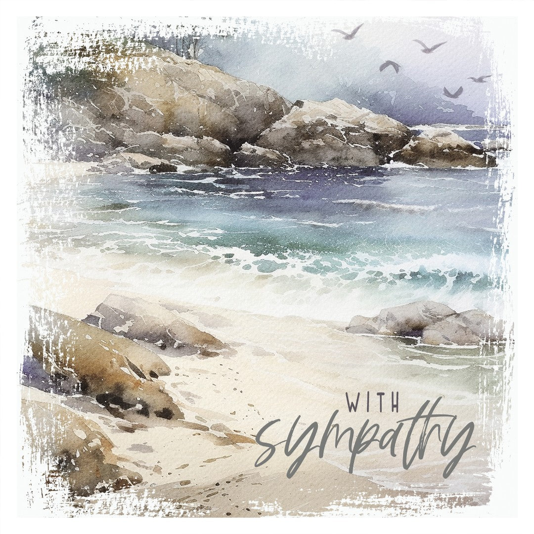 With Sympathy - Greeting Card - Re-vived