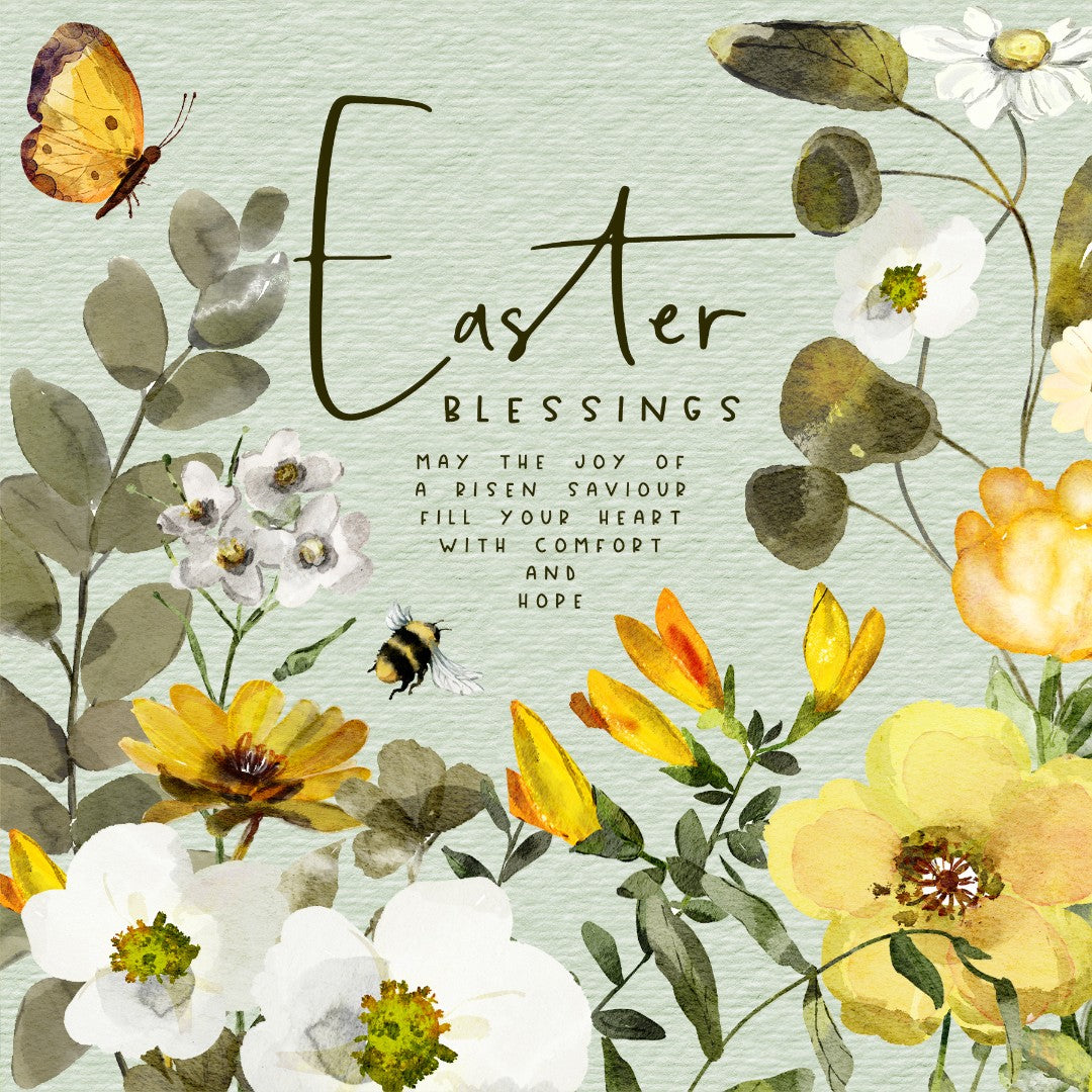 Easter Blessings - May The Joy Of A Risen Saviour - Greeting - Re-vived