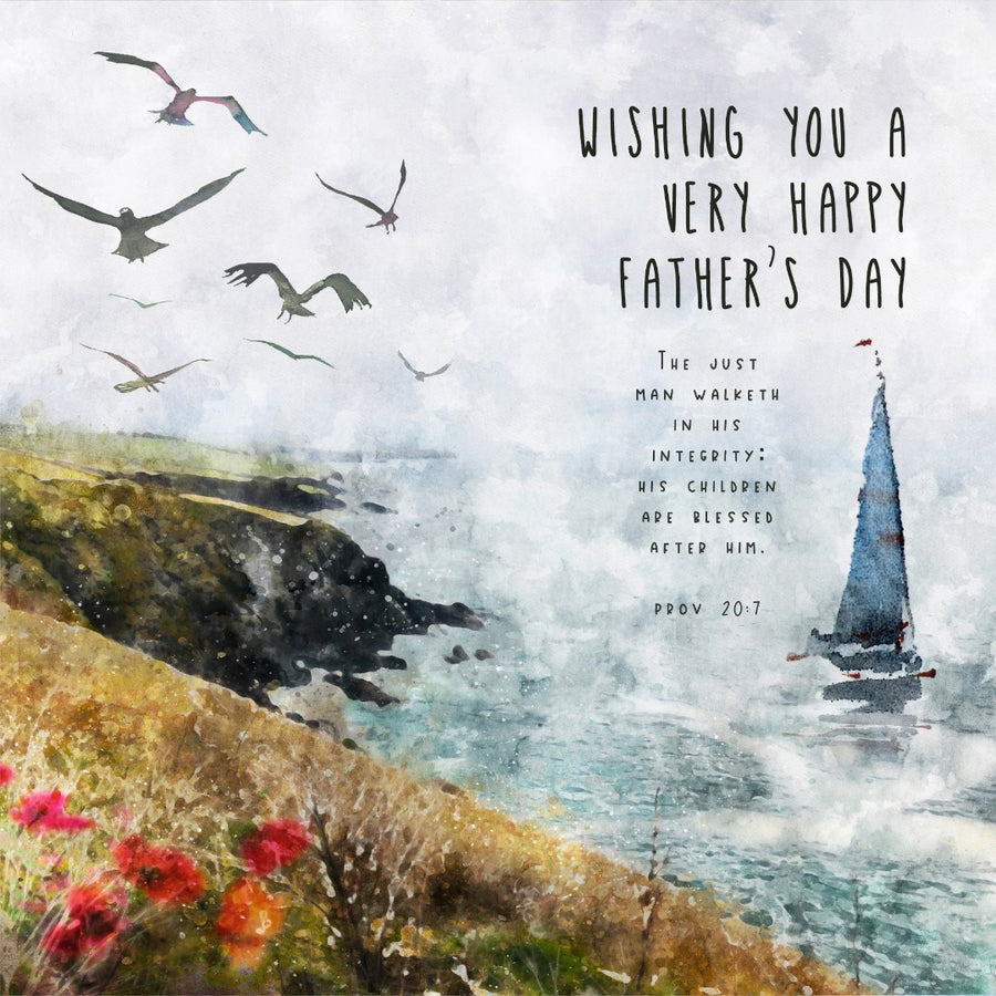 Wishing You A Very Happy Father's Day - Greeting Card - Re-vived