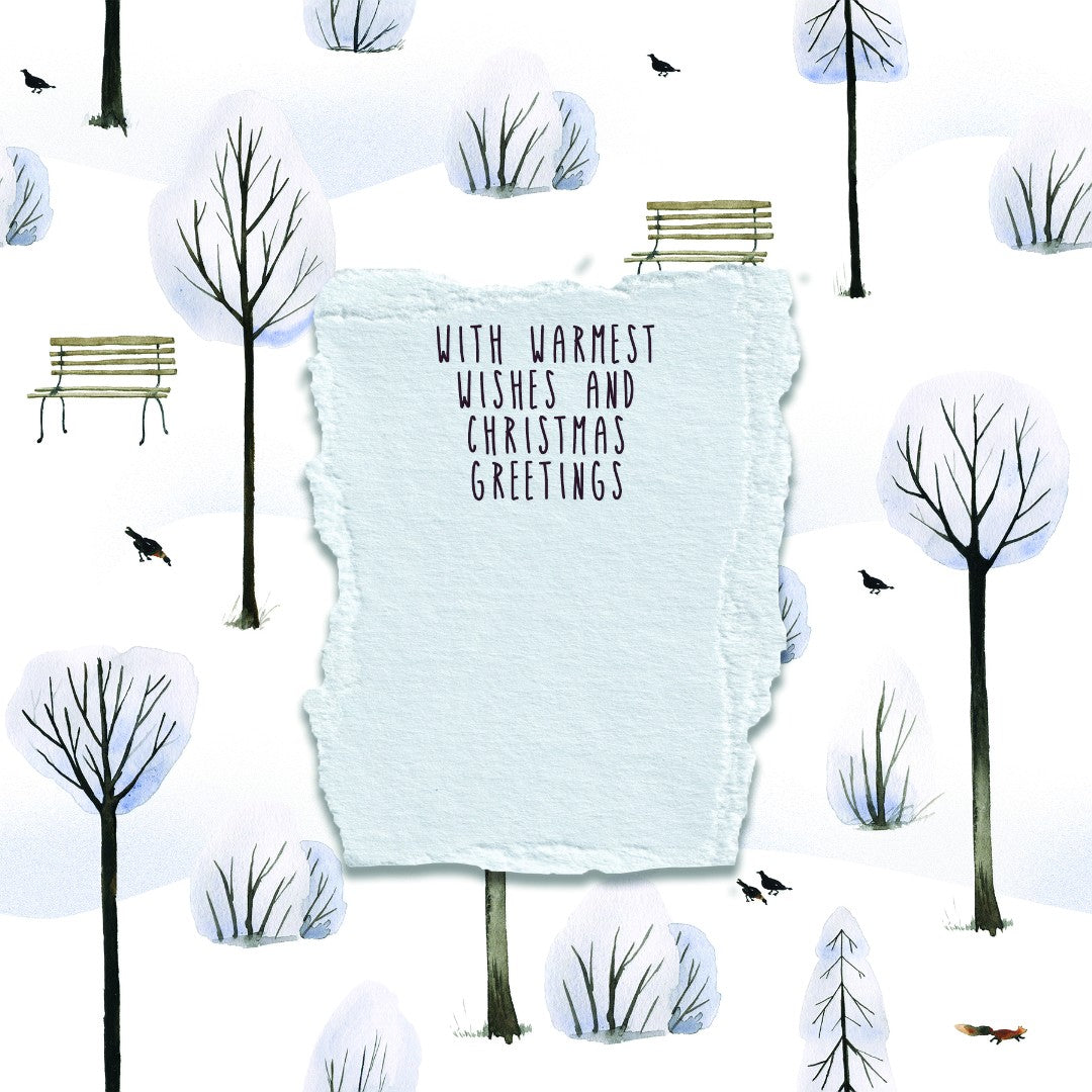 Blessings At Christmas - Christmas Card - Re-vived