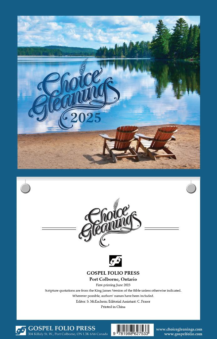 Choice Gleanings Wall Calendar 2025 Revived