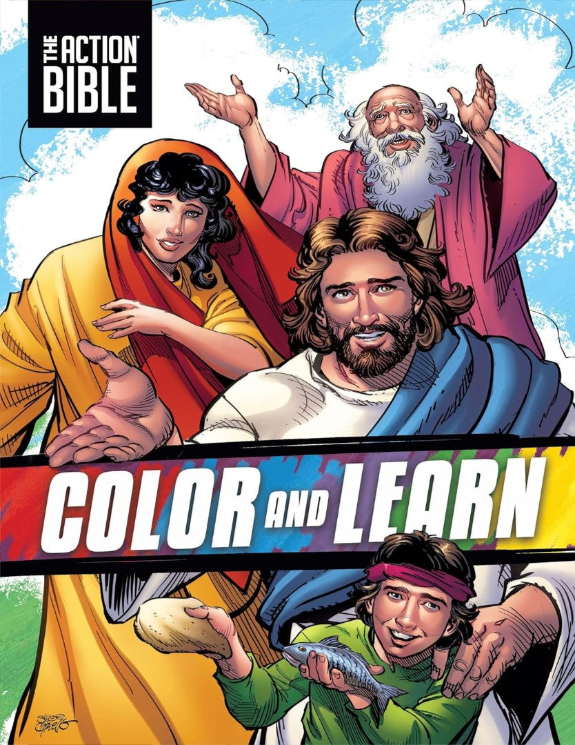 The Action Bible: Color and Learn - Re-vived