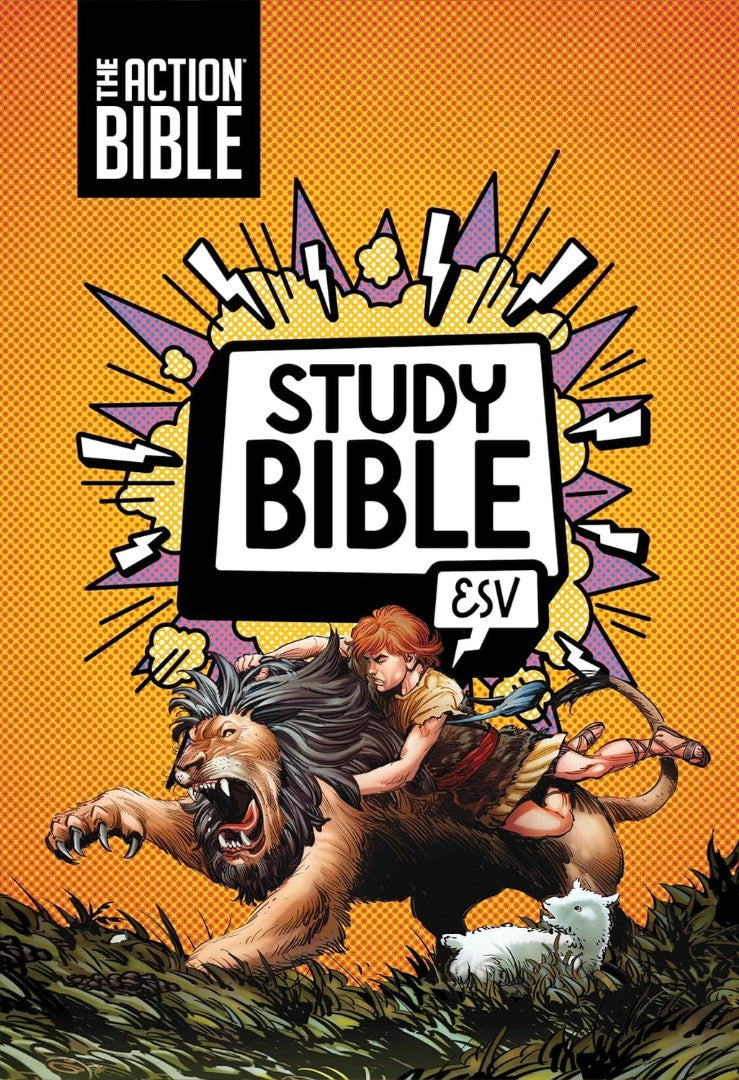 Action Bible Study Bible ESV, Orange - Re-vived