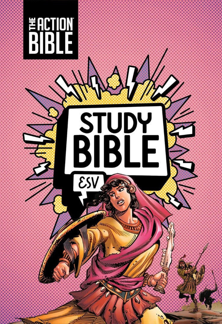 Action Bible Study Bible ESV, Pink - Re-vived