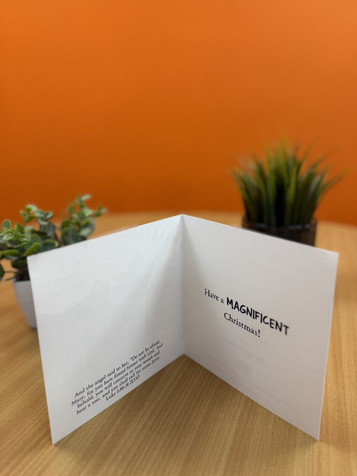 Not a Silent Night Christmas Card - Nutty Nativity