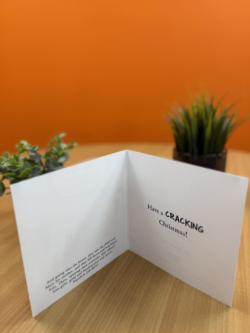 Wise Men Gifts Christmas Card - Nutty Nativity