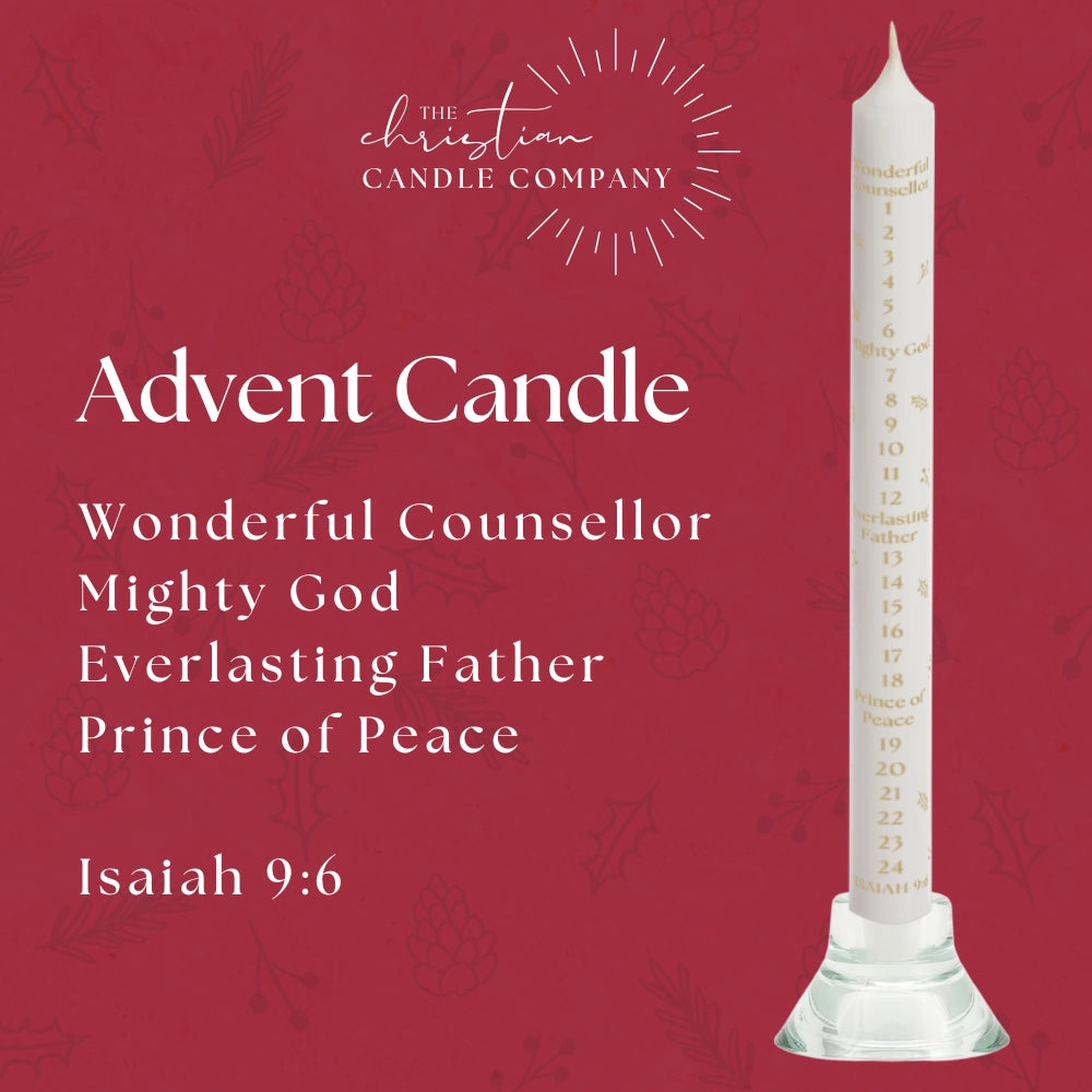 Names of Jesus Advent Candle - Isaiah 9:6