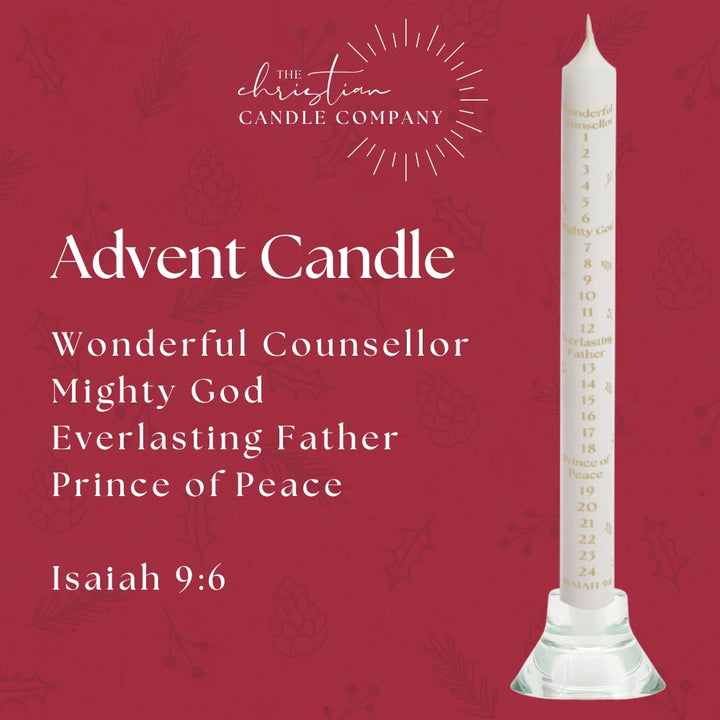 Names of Jesus Advent Candle - Isaiah 9:6