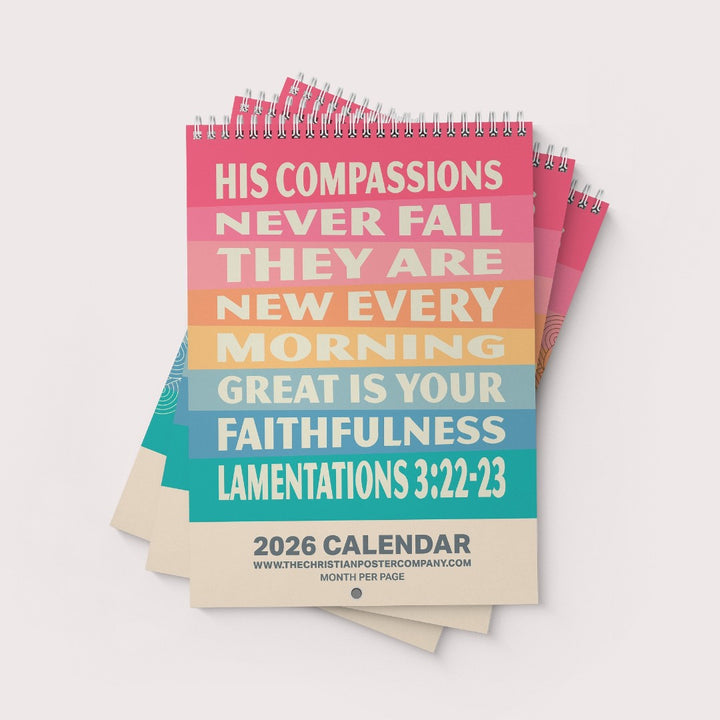 2026 His Compassions Never Fail Calendar