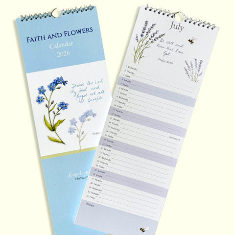 Faith and Flowers 2026 Calendar