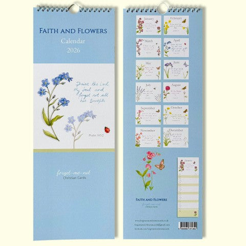 Faith and Flowers 2026 Calendar