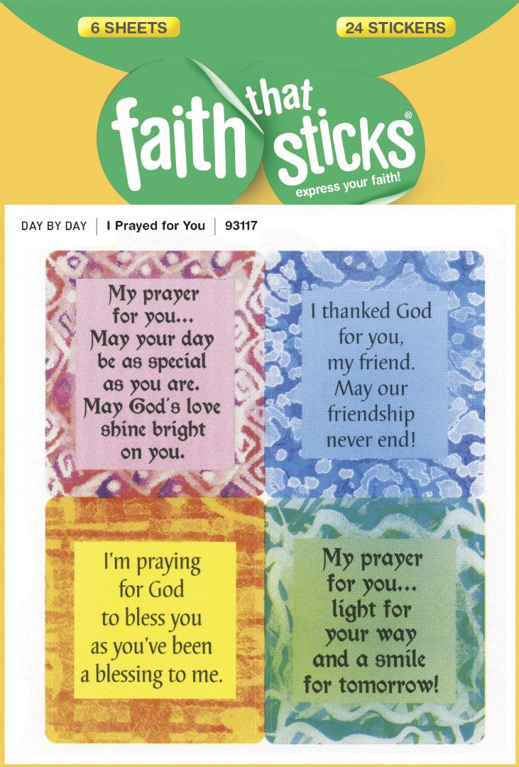 I Prayed For You - Faith That Sticks Stickers