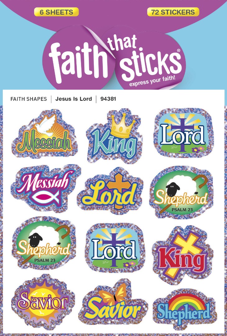 Jesus Is Lord - Faith That Sticks Stickers