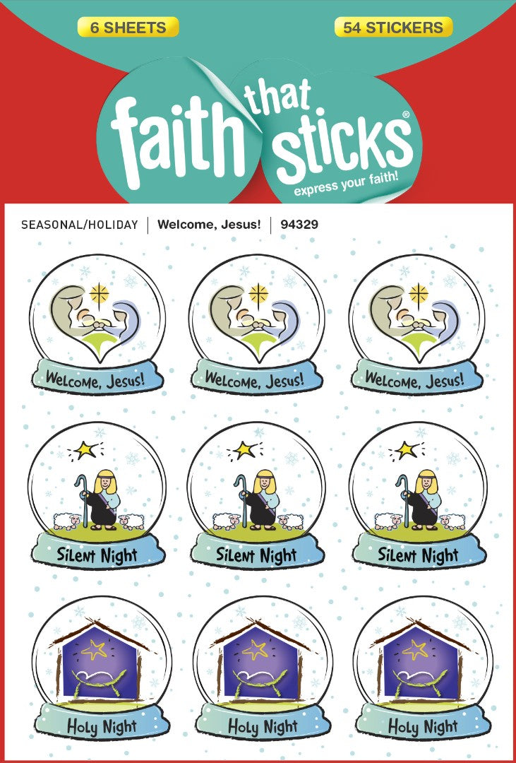 Welcome, Jesus! - Faith That Sticks Stickers