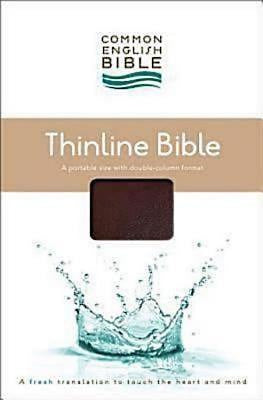 CEB Thinline Bible, Bonded EcoLeather, Burgundy