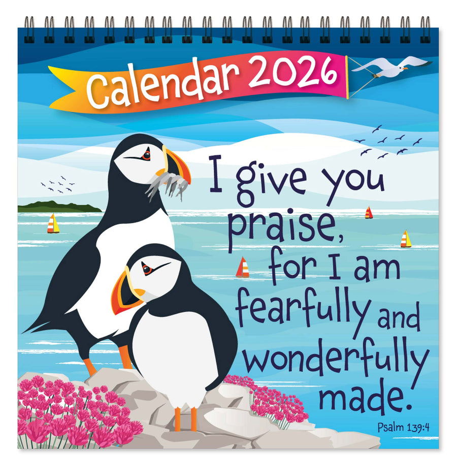 Christian Wall Calendar 2026 - Re-vived