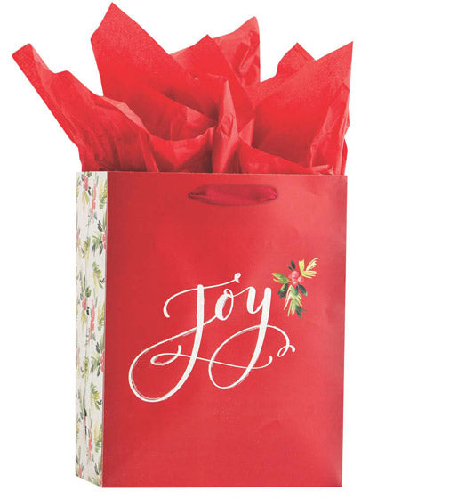 Christmas Gift Bag: Joy - Medium Size - Re-vived