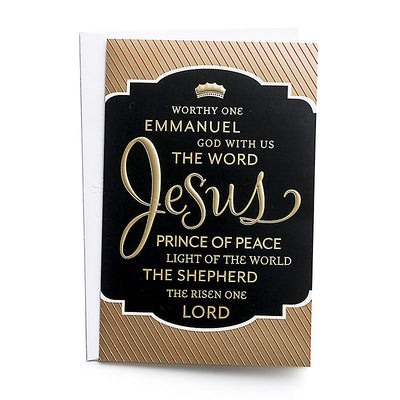 Christmas Boxed Cards: Names of Jesus (pack of 50)
