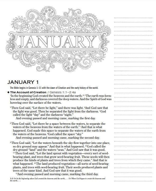 One Year Bible Expressions, Tidewater Teal