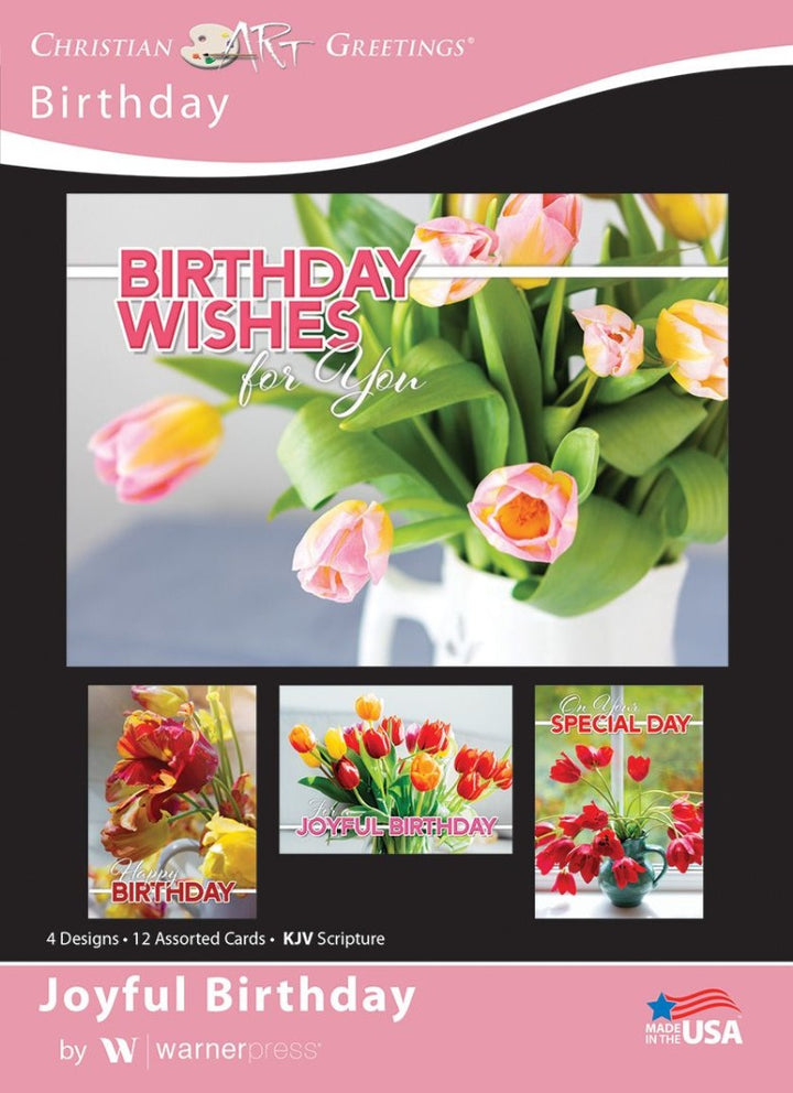 Joyful Birthday Boxed Card (box of 12) - Re-vived