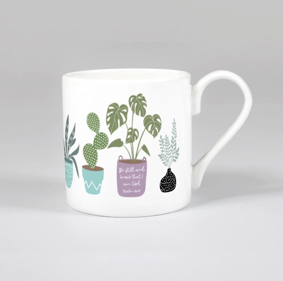 Be Still (House Jungle) Bone China Mug - Re-vived