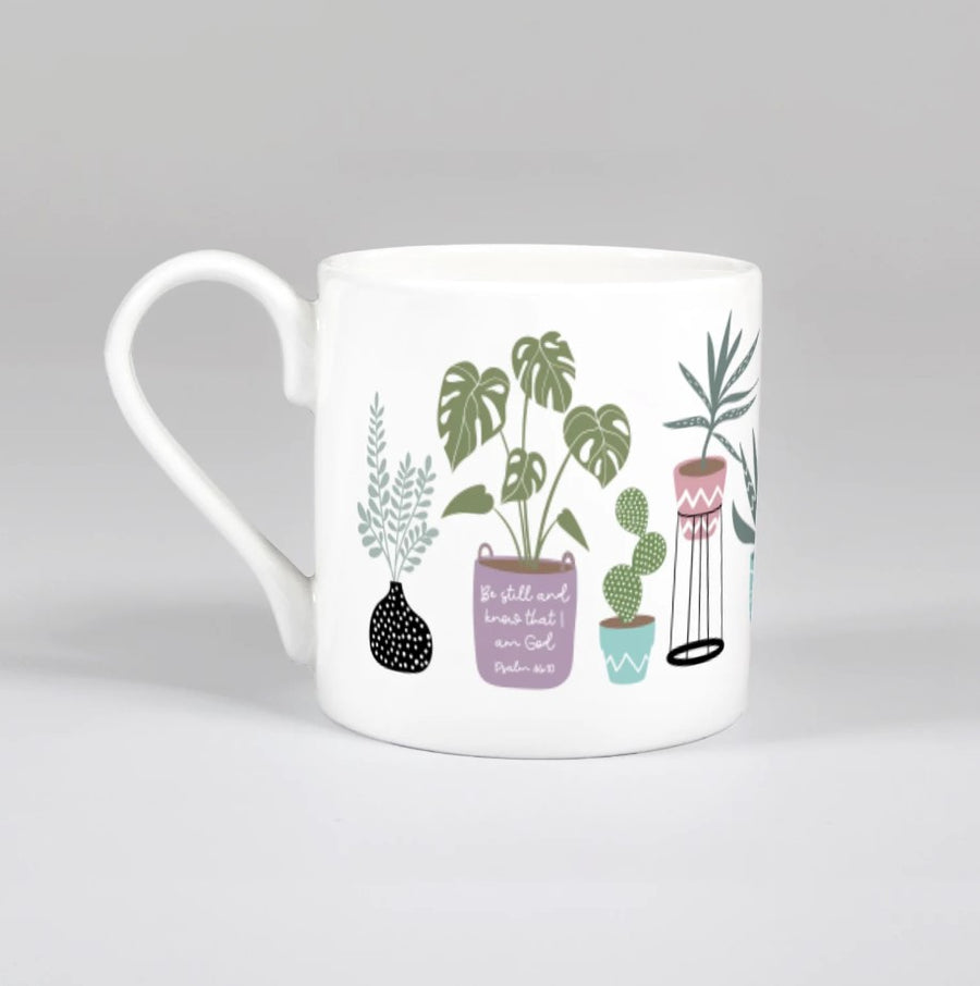 Be Still (House Jungle) Bone China Mug - Re-vived
