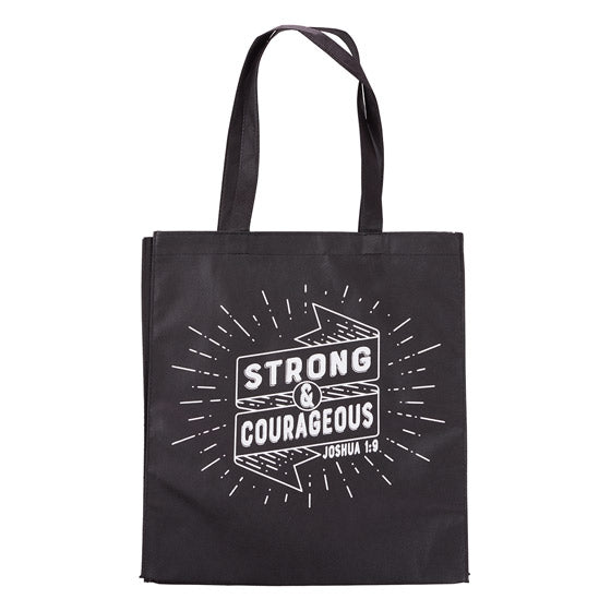 Strong & Courageous Tote Bag